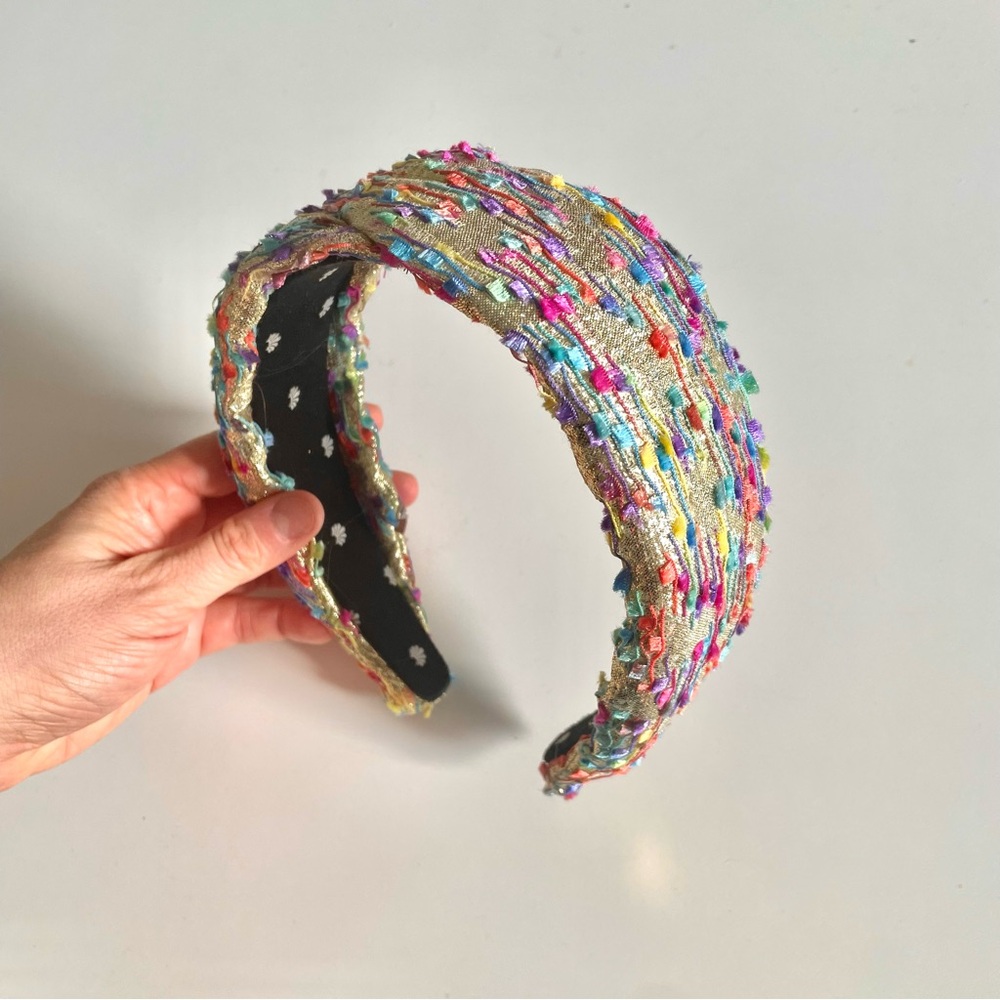 Lele Sadoughi Metallic Confetti Headband *MODIFIED